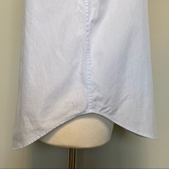 Sibel Saral Blue and White Puff Sleeve Tunic Blouse, size XS - Picture 8 of 16